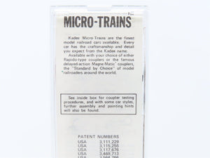 N Scale Kadee Micro-Trains MTL 20312 B&O Baltimore & Ohio 40' Box Car #468456