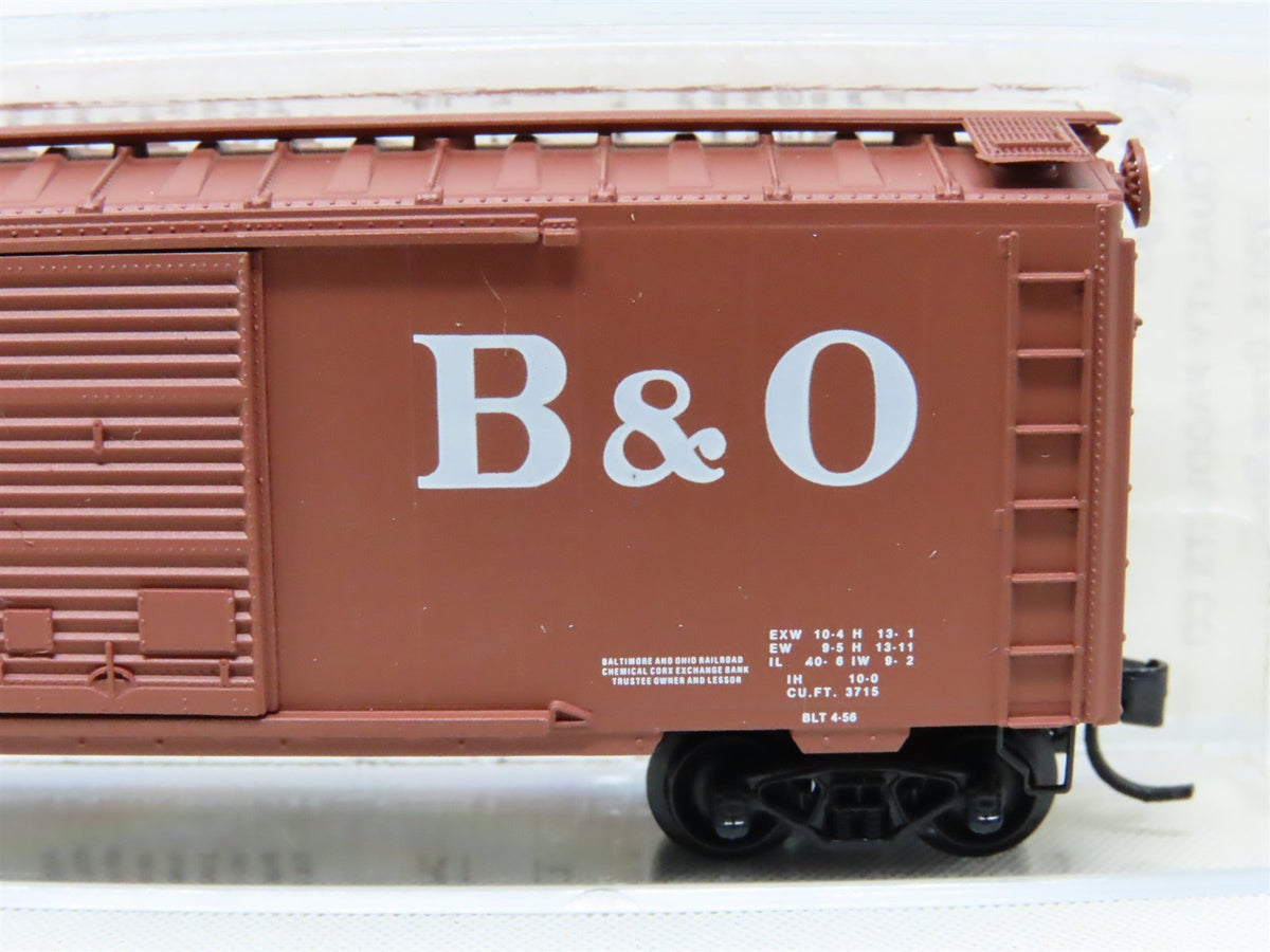 N Scale Kadee Micro-Trains MTL 20312 B&amp;O Baltimore &amp; Ohio 40&#39; Box Car #468103