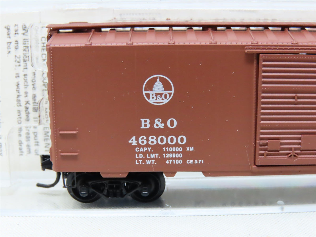 N Scale Kadee Micro-Trains MTL 20312 B&amp;O Baltimore &amp; Ohio 40&#39; Box Car #468000