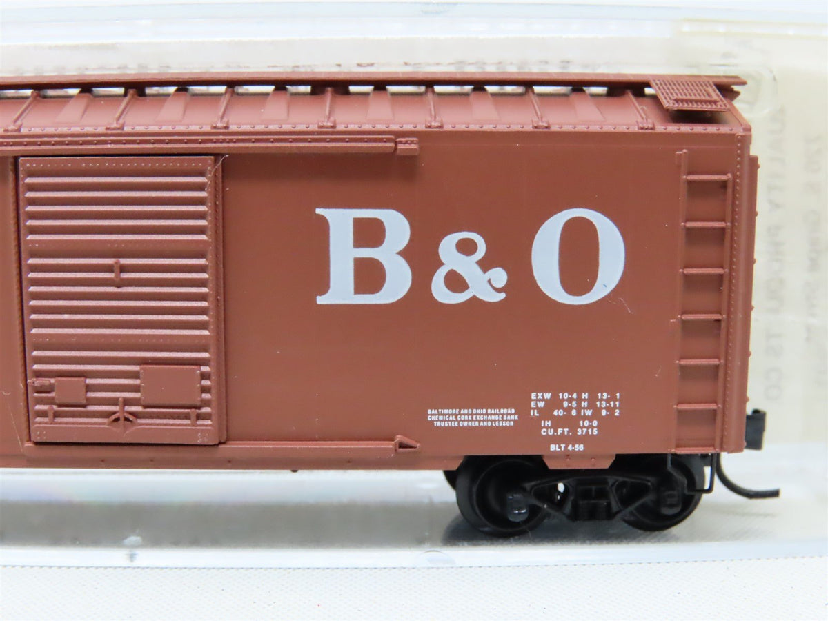 N Scale Kadee Micro-Trains MTL 20312 B&amp;O Baltimore &amp; Ohio 40&#39; Box Car #468000