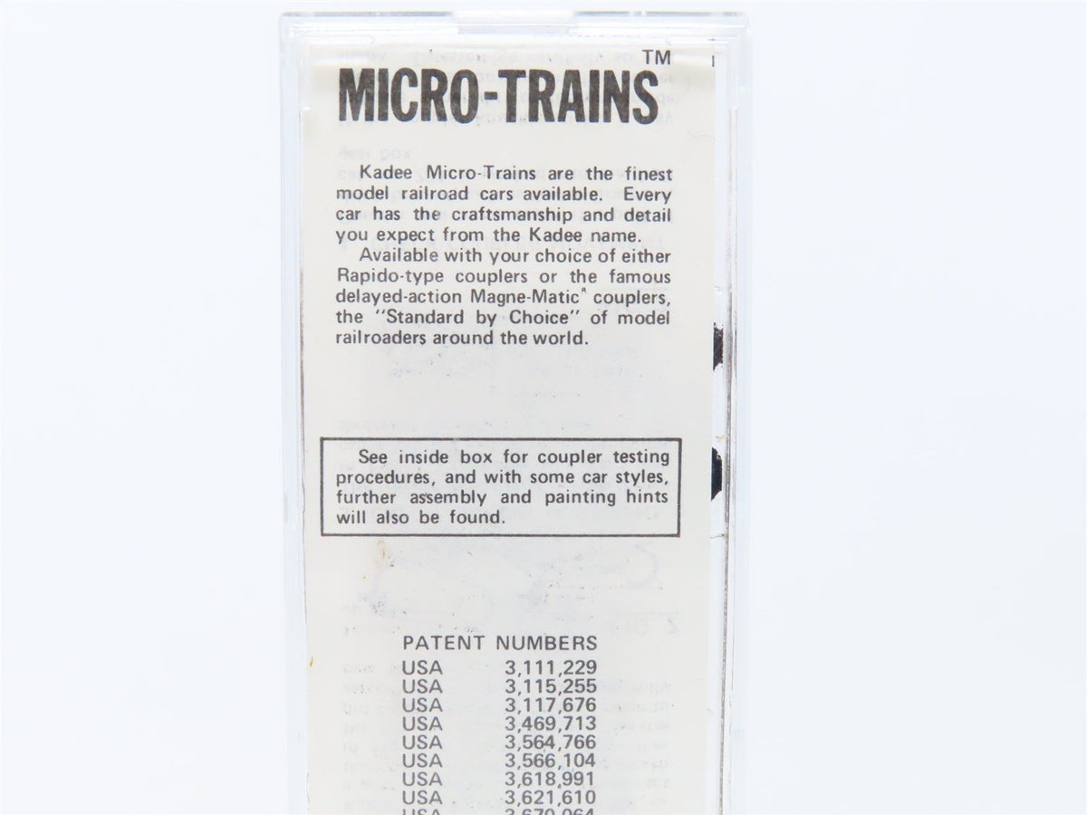 N Scale Kadee Micro-Trains MTL 20312 B&amp;O Baltimore &amp; Ohio 40&#39; Box Car #468000