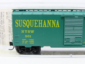 N Scale Kadee Micro-Trains MTL 20300 NYSW Susquehanna 40' Box Car #501