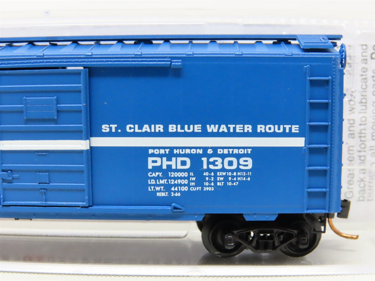 N Scale Micro-Trains MTL 02000150 PHD Port Huron &amp; Detroit 40&#39; Box Car #1309