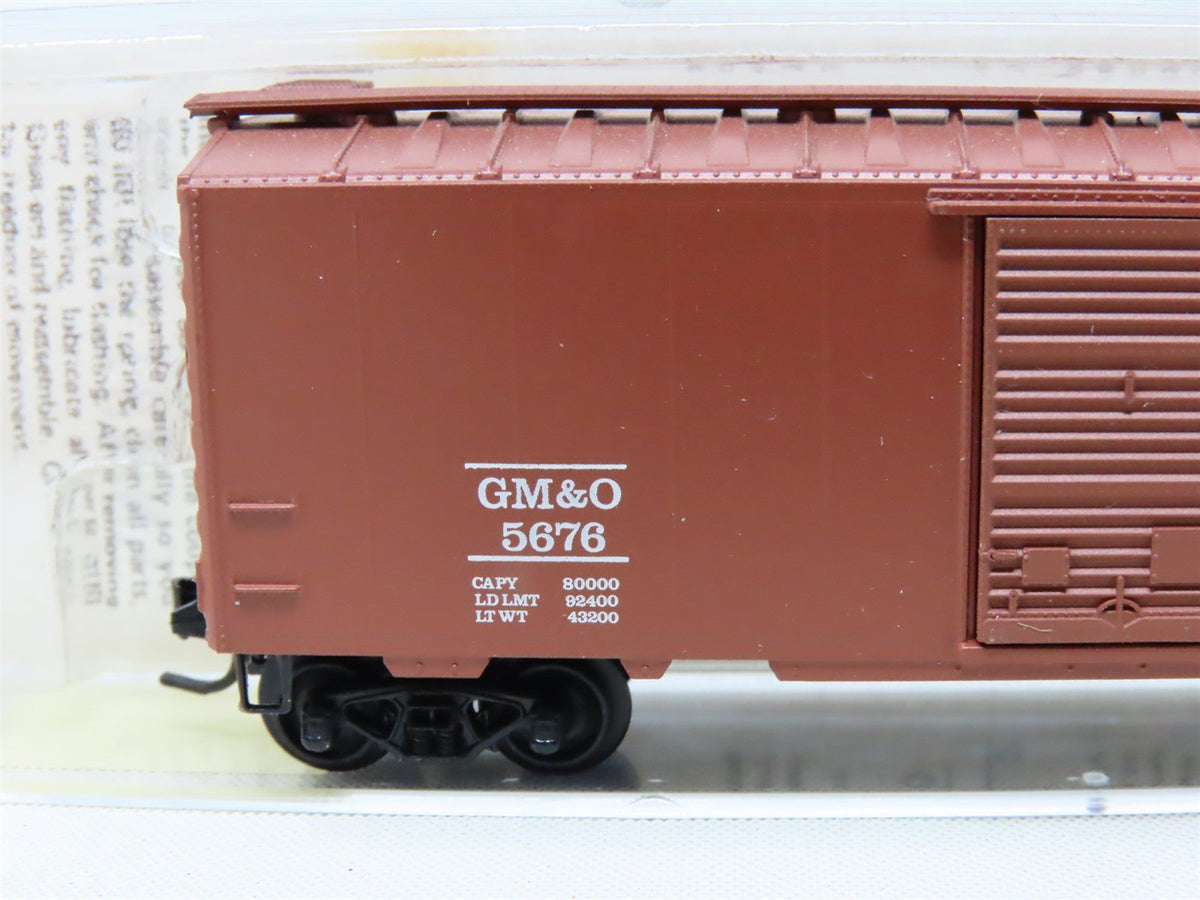 N Scale Kadee Micro-Trains MTL 20230 GM&amp;O &quot;The Rebel Route&quot; 40&#39; Box Car #5676