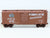 N Micro-Trains MTL 20410 NYC P&LE Pittsburgh & Lake Erie 40' Box Car #20375