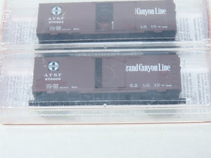 N Micro-Trains MTL NSC 03-74 ATSF Santa Fe Grand Canyon Line Box Car 2-Pk SEALED