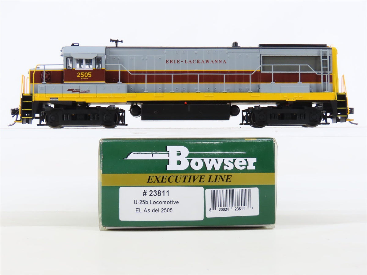 HO Scale Bowser 23811 EL Erie Lackawanna U25B Diesel Loco #2505 w/DCC &amp; Sound