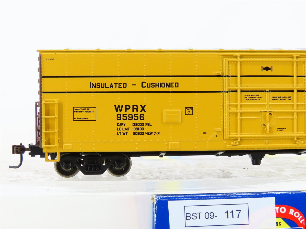 HO Scale Athearn 91249 FGE WPRX Western Pacific 50&#39; Plug Door Box Car #95956