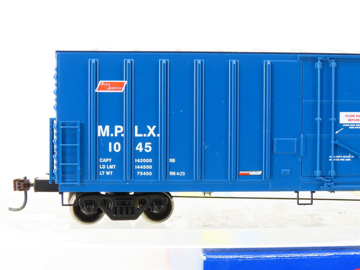 HO Scale Athearn 88159 MPLX Mountain Pine Lumber 50&#39; Single Door Box Car #1045