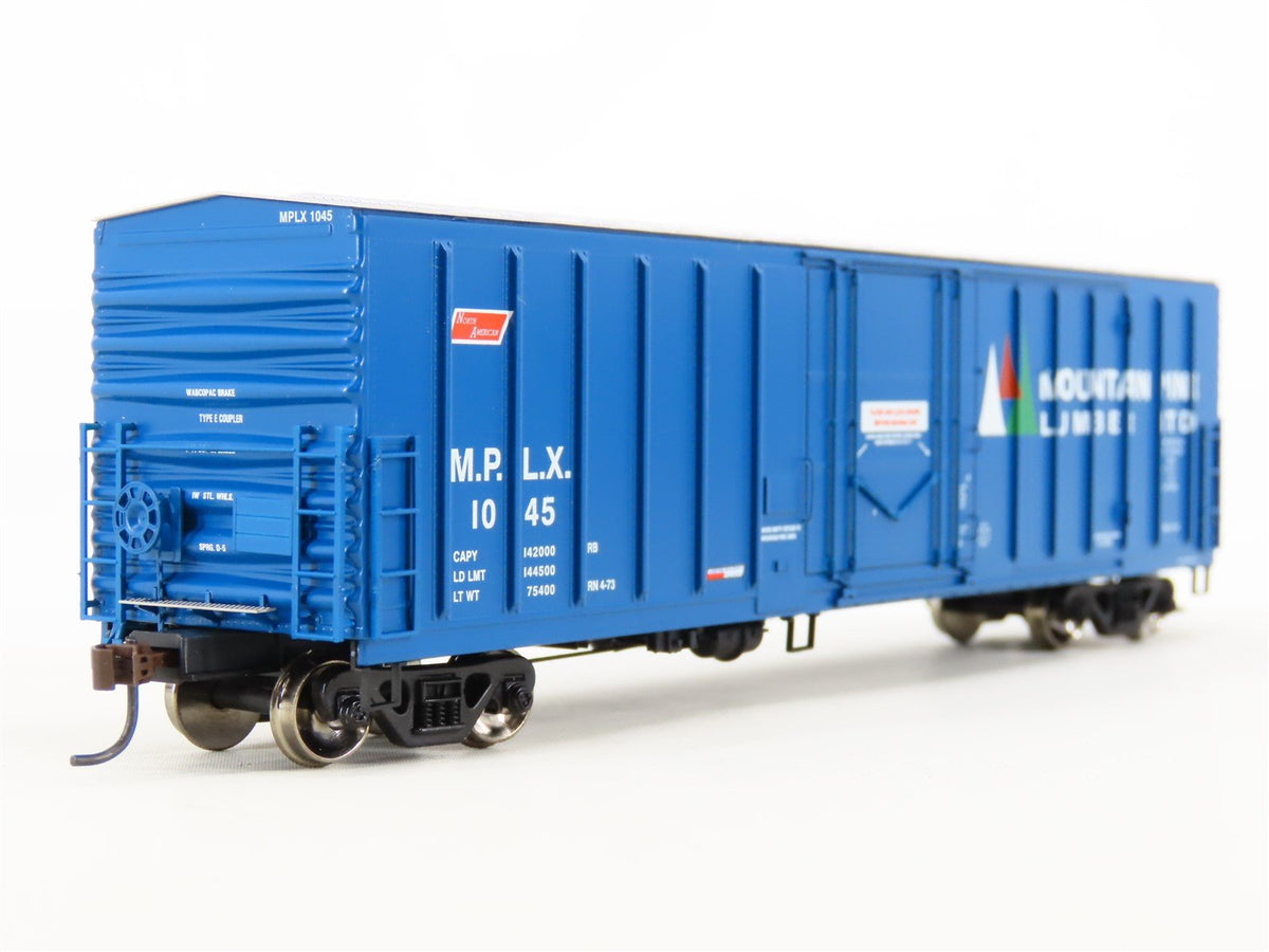 HO Scale Athearn 88159 MPLX Mountain Pine Lumber 50&#39; Single Door Box Car #1045