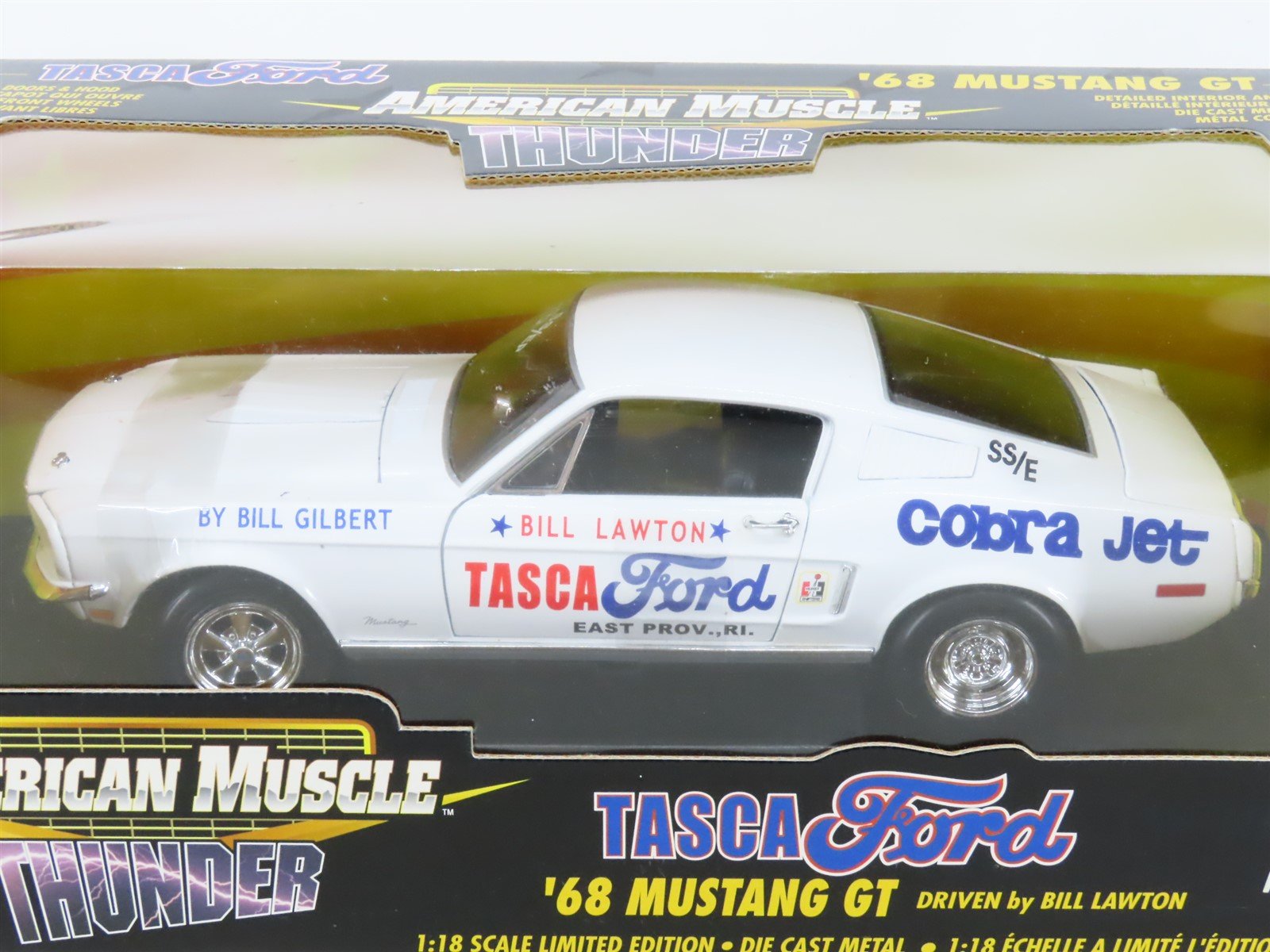 1:18 ERTL American Muscle THUNDER 33098 Tasca Ford 68' Mustang GT 