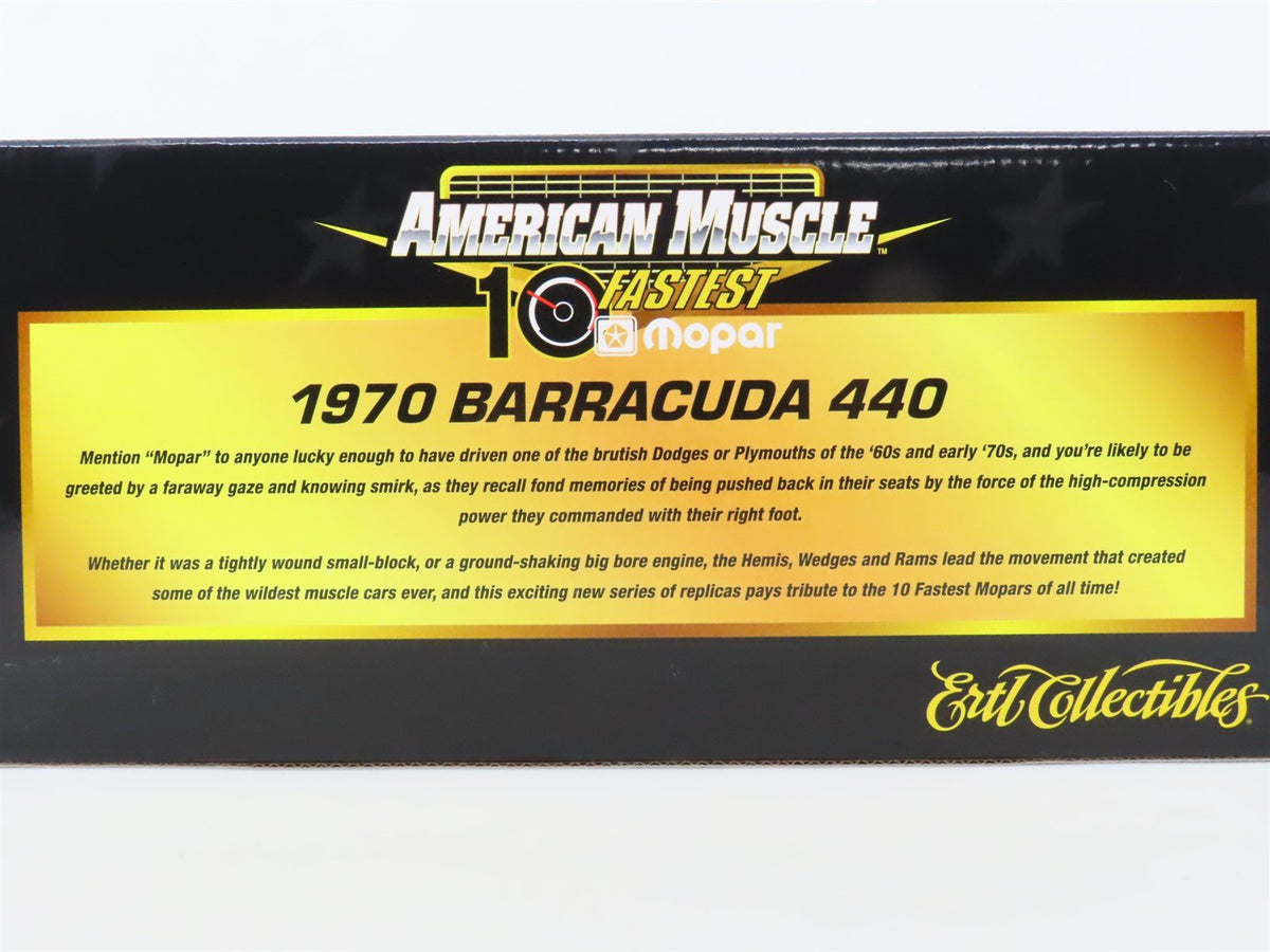 1:18 ERTL American Muscle 10 Fastest Mopar 33007 1970 Barracuda 440