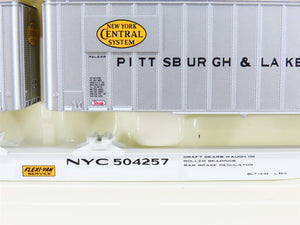 HO Walthers Gold Line 932-240853 P&LE Pittsburgh & Lake Erie Flat Car #504257