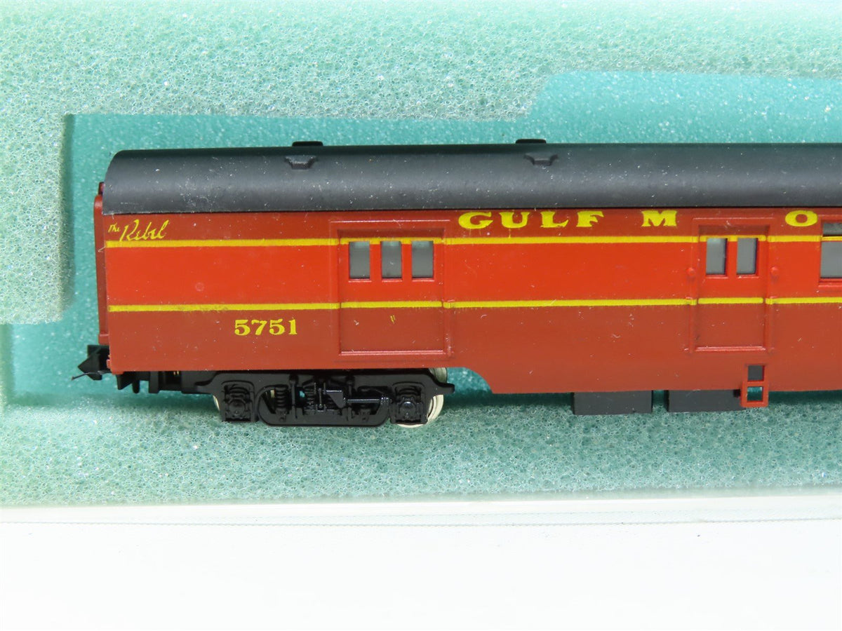 N Scale Con-Cor GM&amp;O Gulf Mobile &amp; Ohio &#39;Rebel&#39; RPO Passenger Car #5751