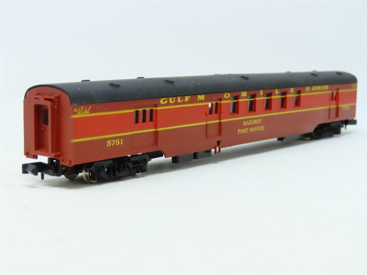 N Scale Con-Cor GM&amp;O Gulf Mobile &amp; Ohio &#39;Rebel&#39; RPO Passenger Car #5751