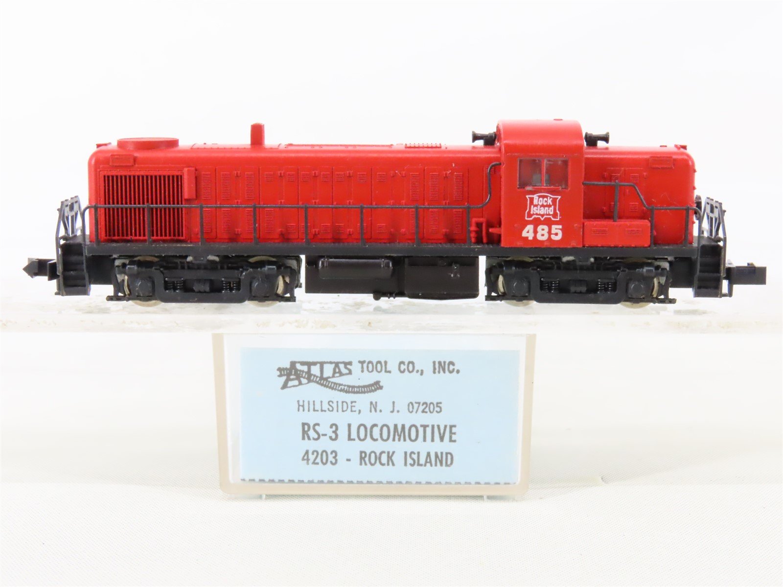 N Scale Atlas 4203 RI Rock Island ALCO RS-3 Diesel Locomotive #485