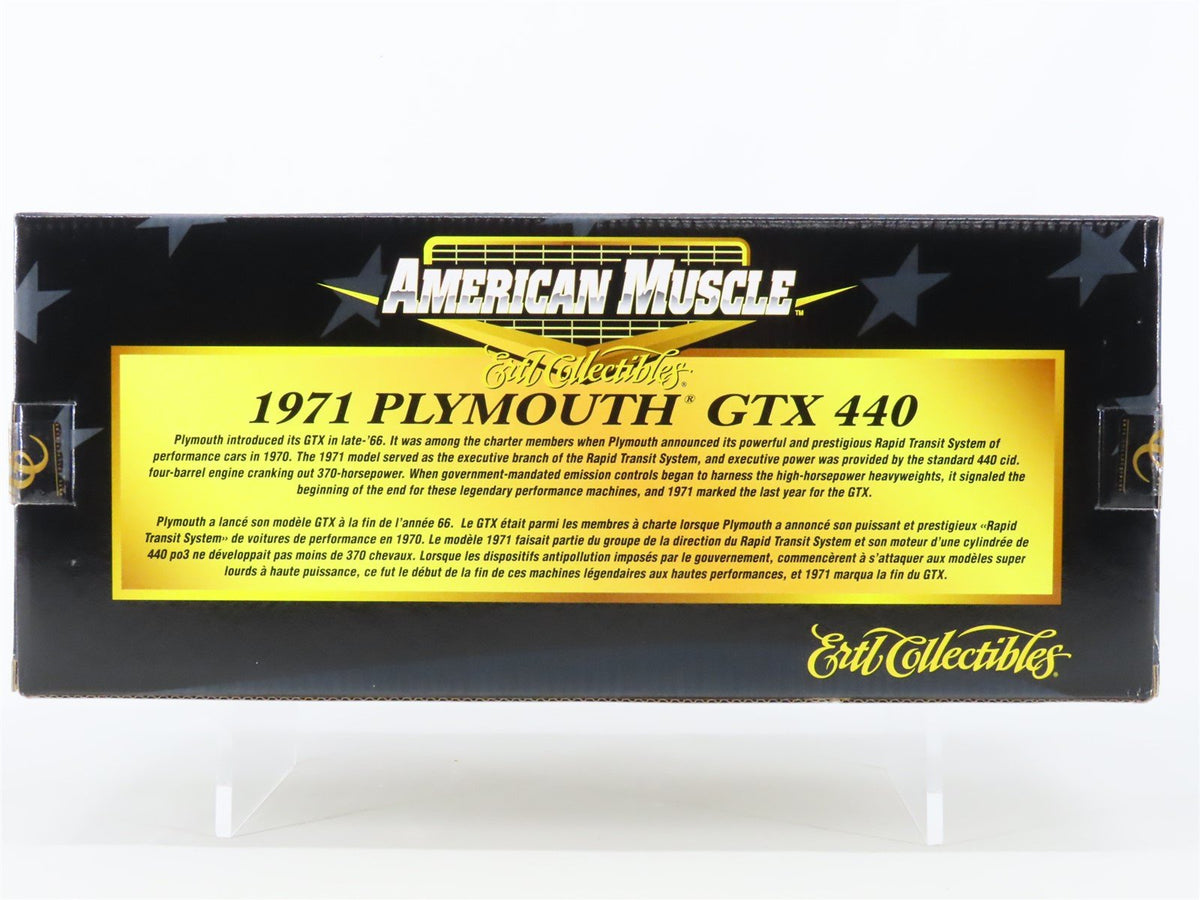 1:18 ERTL American Muscle Limited Edition 36673 1971 Plymouth GTX 440-SEALED