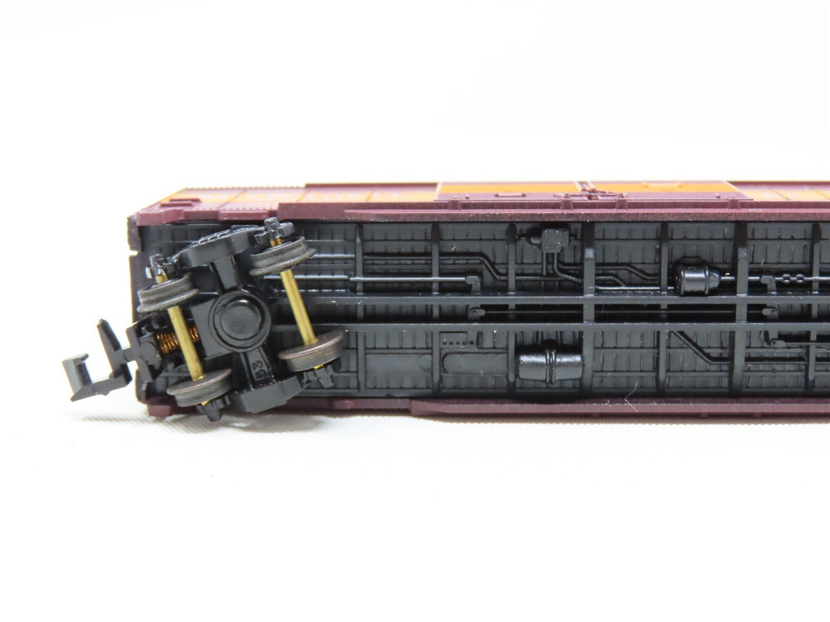 N Scale Con-Cor 0001-041206-2 MILW Milwaukee Road 50&#39; Double Door Box Car #1413