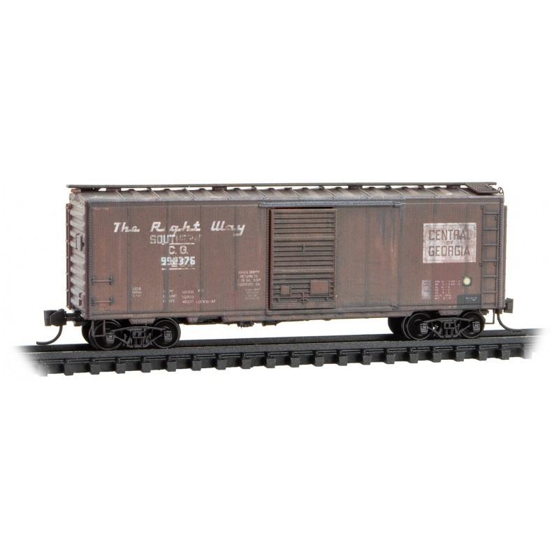 N Micro-Trains MTL 02044377 SOU Southern/ex-CG 40&#39; Box Car #992376 FT Series #8