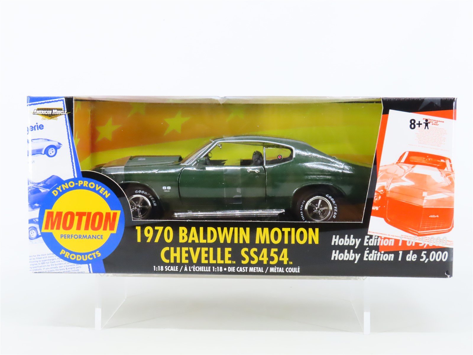 1:18 ERTL American Muscle Hobby Edition 36675 1970 Baldwin Motion Chev -  Model Train Market