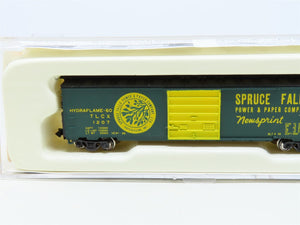 N Scale Con-Cor 0001-01451B TLCX Spruce Falls 50' Panel Door Box Car #1207