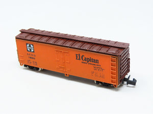 N Scale Con-Cor 0001-01352A ATSF Santa Fe 'El Capitan' 40' Wood Reefer #11880