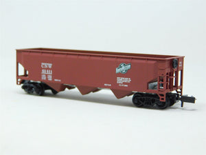 N Scale Roundhouse 8623 CNW Chicago & Northwestern 3-Bay Open Hopper #61411