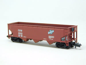 N Scale Roundhouse 8623 CNW Chicago & Northwestern 3-Bay Open Hopper #61411