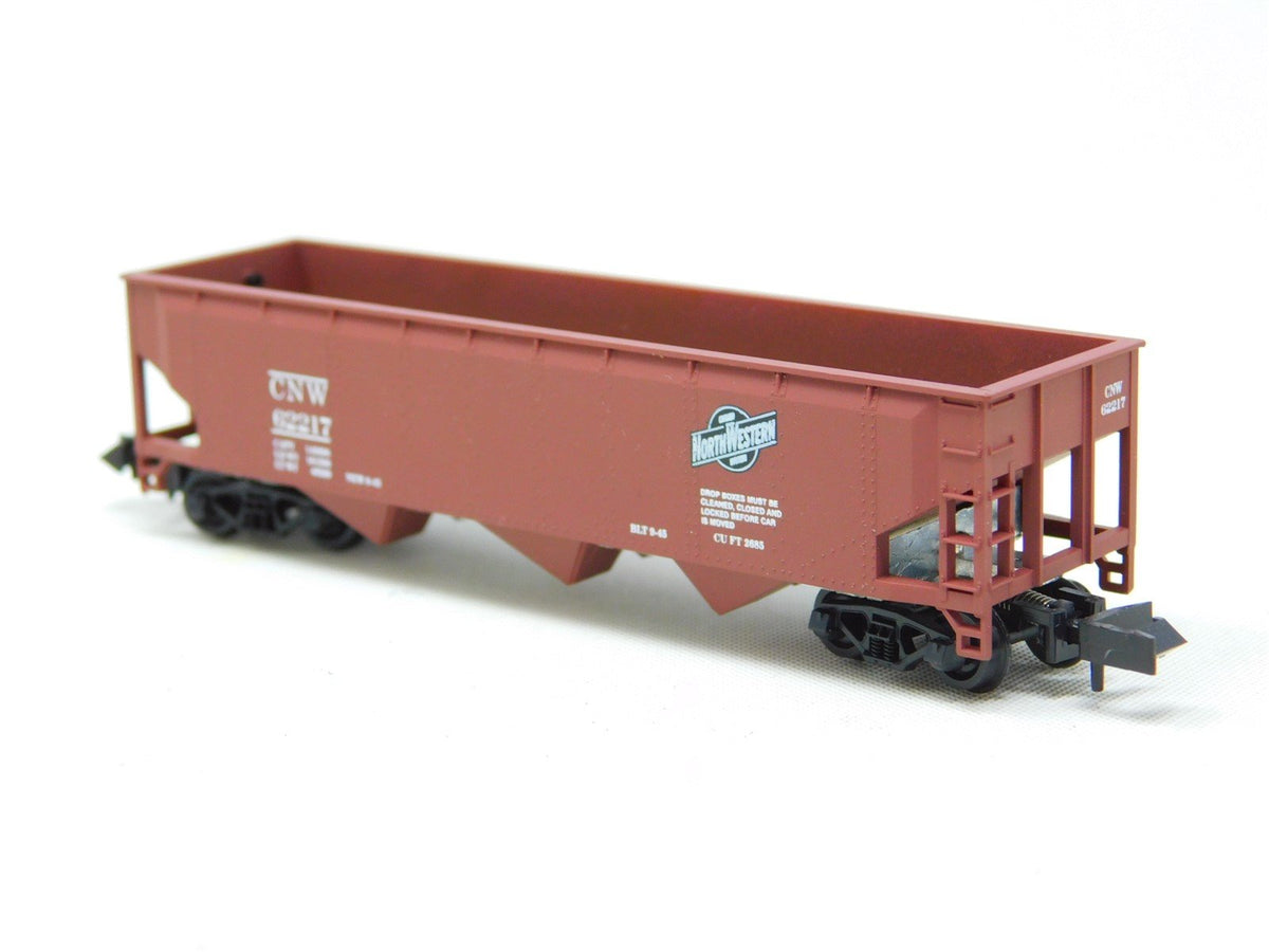 N Scale Roundhouse 8623 CNW Chicago &amp; Northwestern 3-Bay Open Hopper #62217