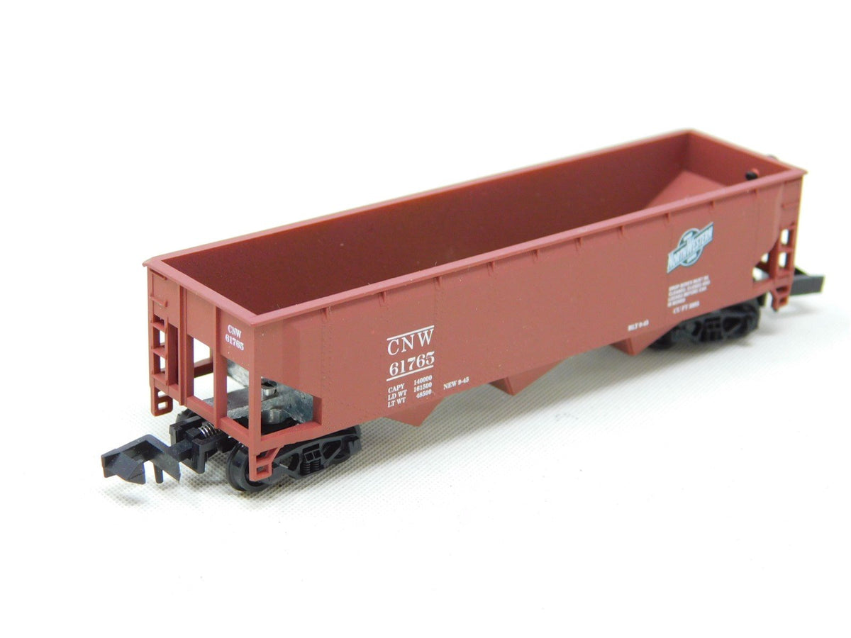 N Scale Roundhouse 8623 CNW Chicago &amp; Northwestern 3-Bay Open Hopper #61765