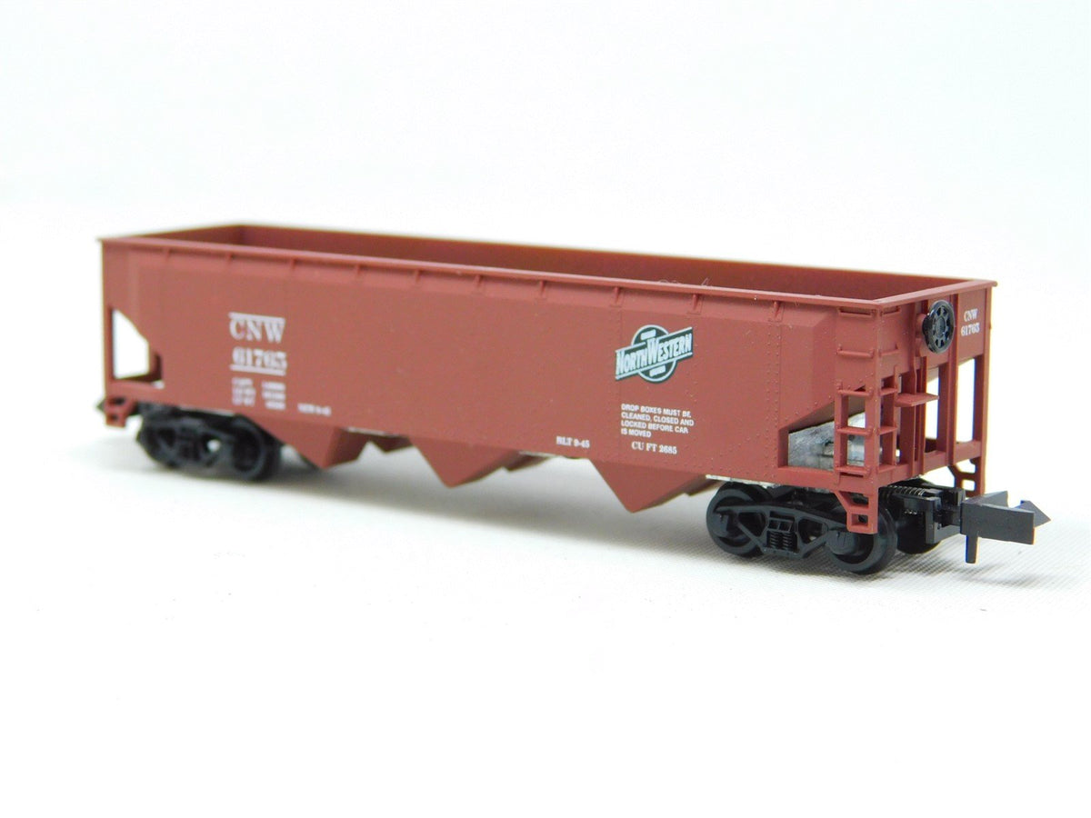 N Scale Roundhouse 8623 CNW Chicago &amp; Northwestern 3-Bay Open Hopper #61765