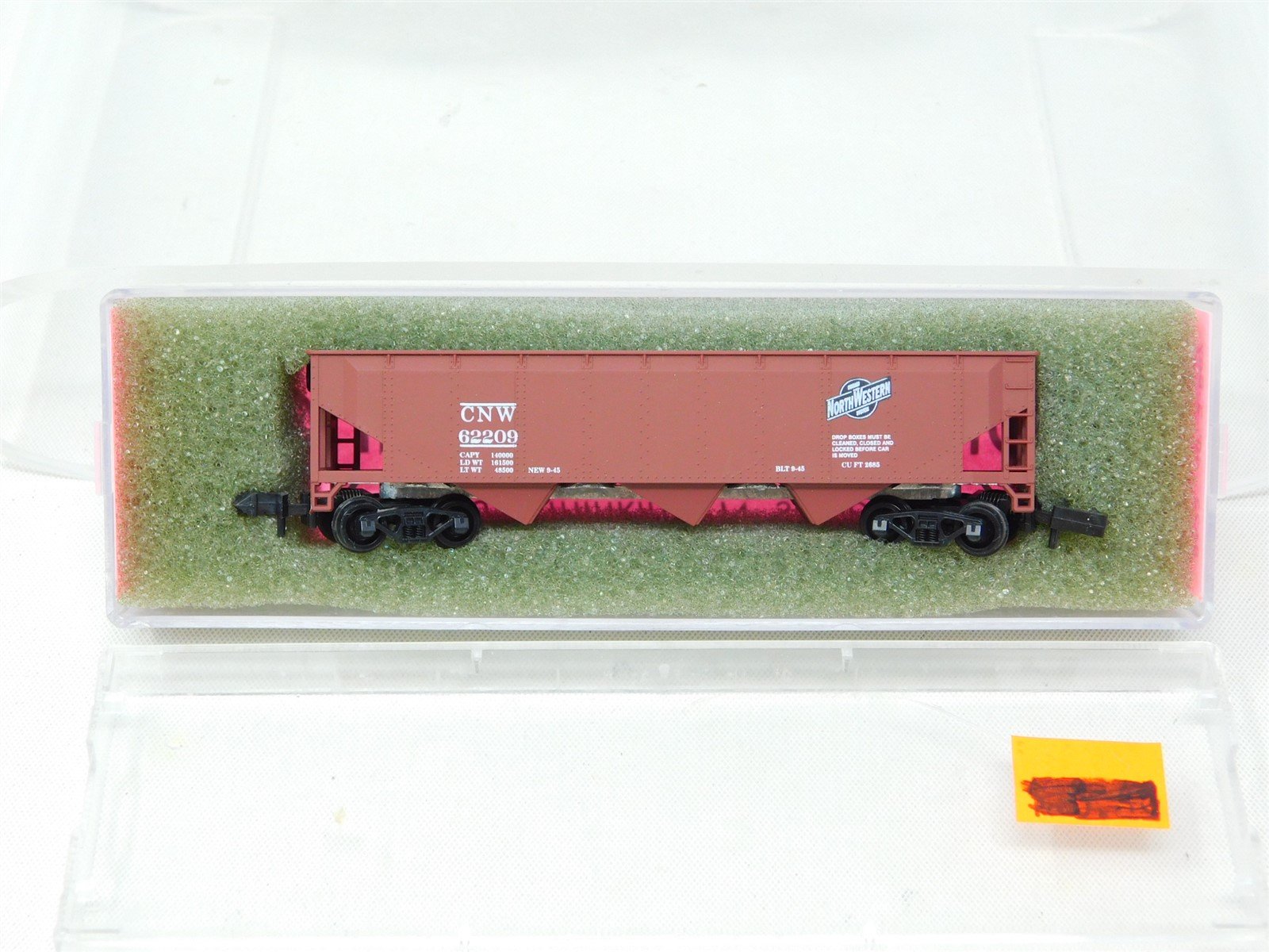 N Scale Roundhouse 8623 CNW Chicago & Northwestern 3-Bay Open Hopper #62909