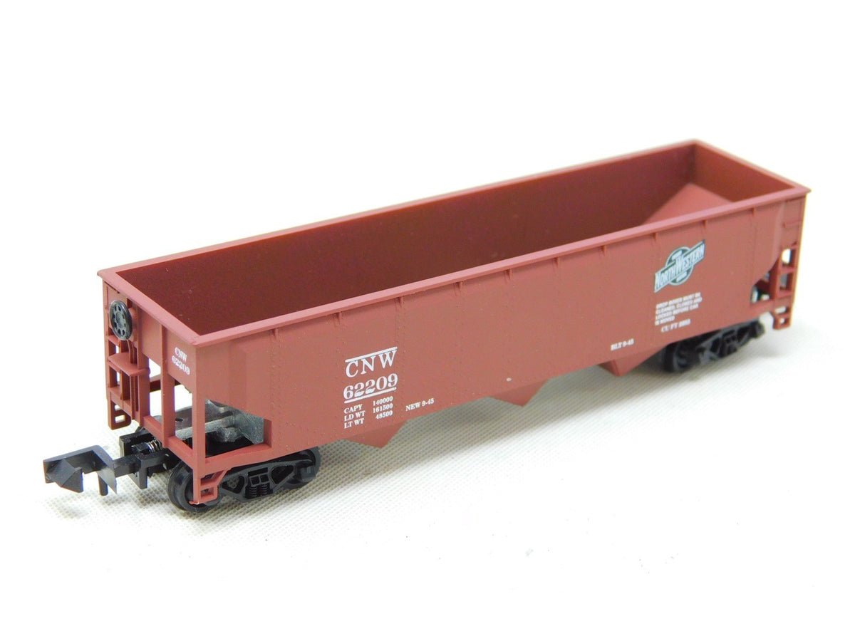 N Scale Roundhouse 8623 CNW Chicago &amp; Northwestern 3-Bay Open Hopper #62909