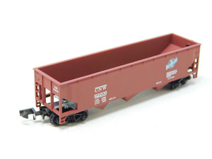 N Scale Roundhouse 8623 CNW Chicago & Northwestern 3-Bay Open Hopper #62909