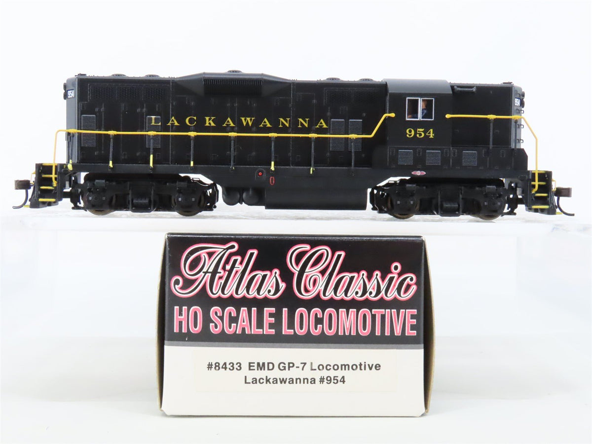 HO Scale Atlas Classic 8433 DL&amp;W Lackawanna EMD GP7 Diesel #954 - DCC Ready