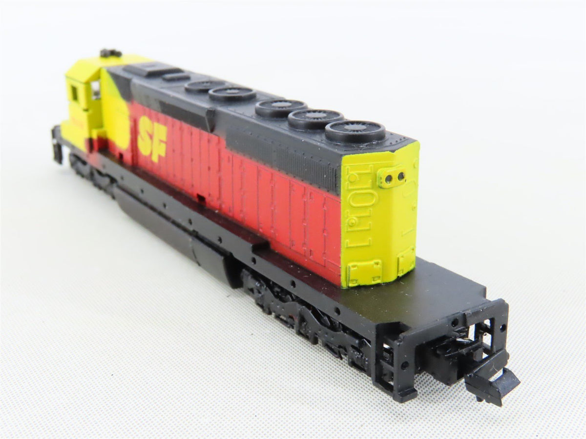 N Scale Con-Cor 0001-002612 SPSF &quot;Kodachrome&quot; EMD SD40-2 Diesel Locomotive #5119