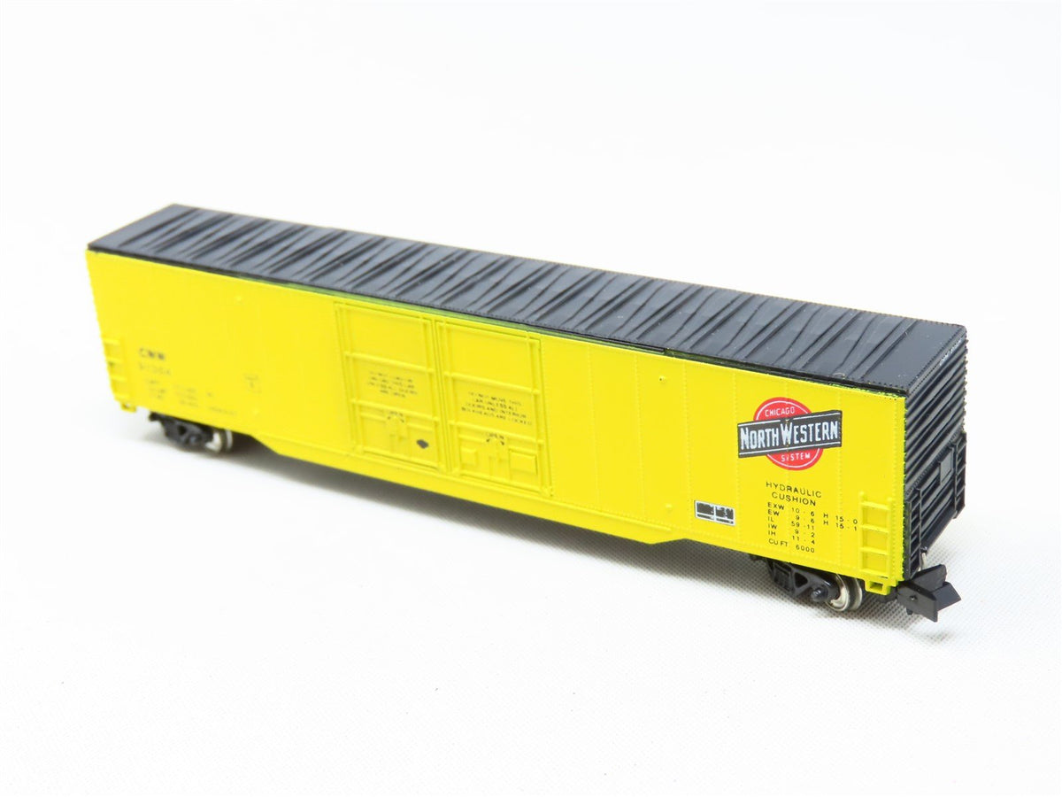 N Scale Con-Cor 001-557002-3 CNW Chicago North Western 60&#39; Boxcar #91354