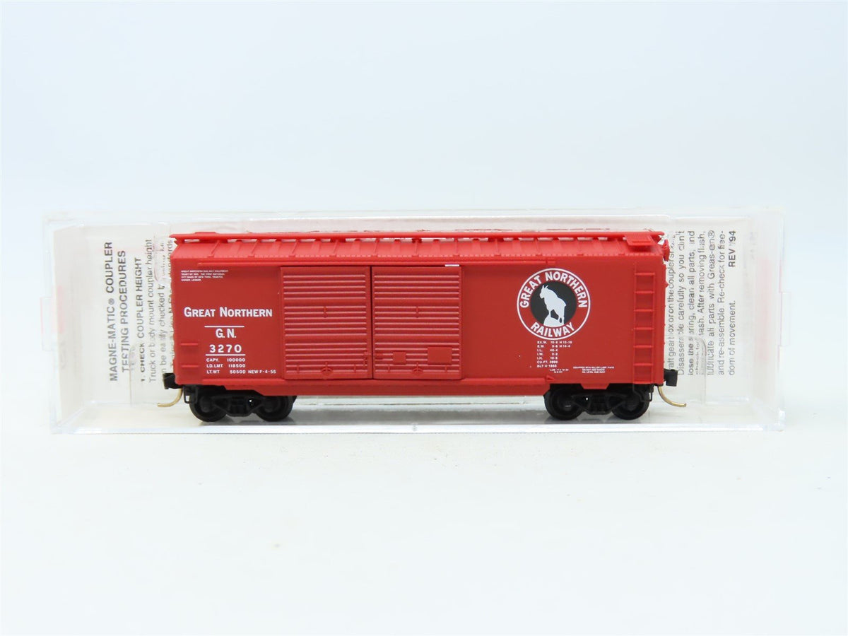 N Micro-Trains MTL #23060 GN Great Northern 40&#39; Double Door Box Car #3270