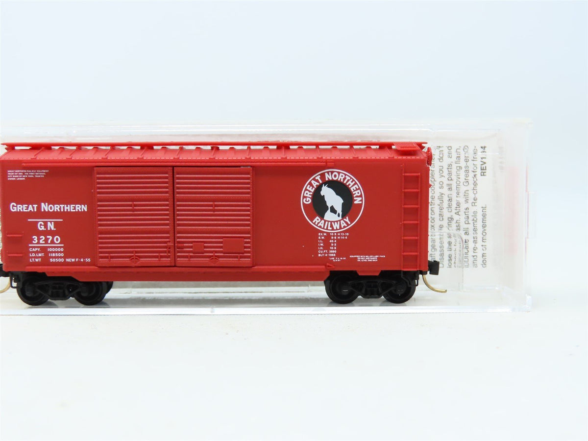 N Micro-Trains MTL #23060 GN Great Northern 40&#39; Double Door Box Car #3270