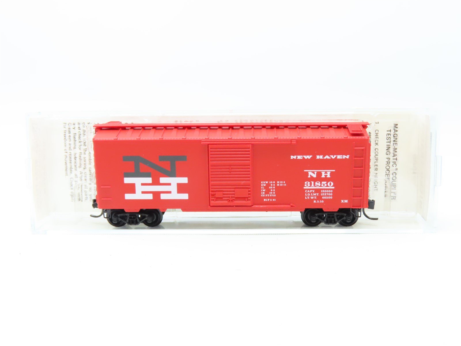 N Scale Kadee Micro-Trains MTL 20830 NH New Haven 40' Single Door Box Car #31850
