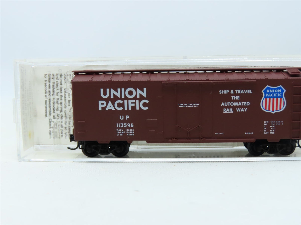 N Kadee Micro-Trains MTL 21140 UP Union Pacific 40&#39; Plug Door Box Car #113596