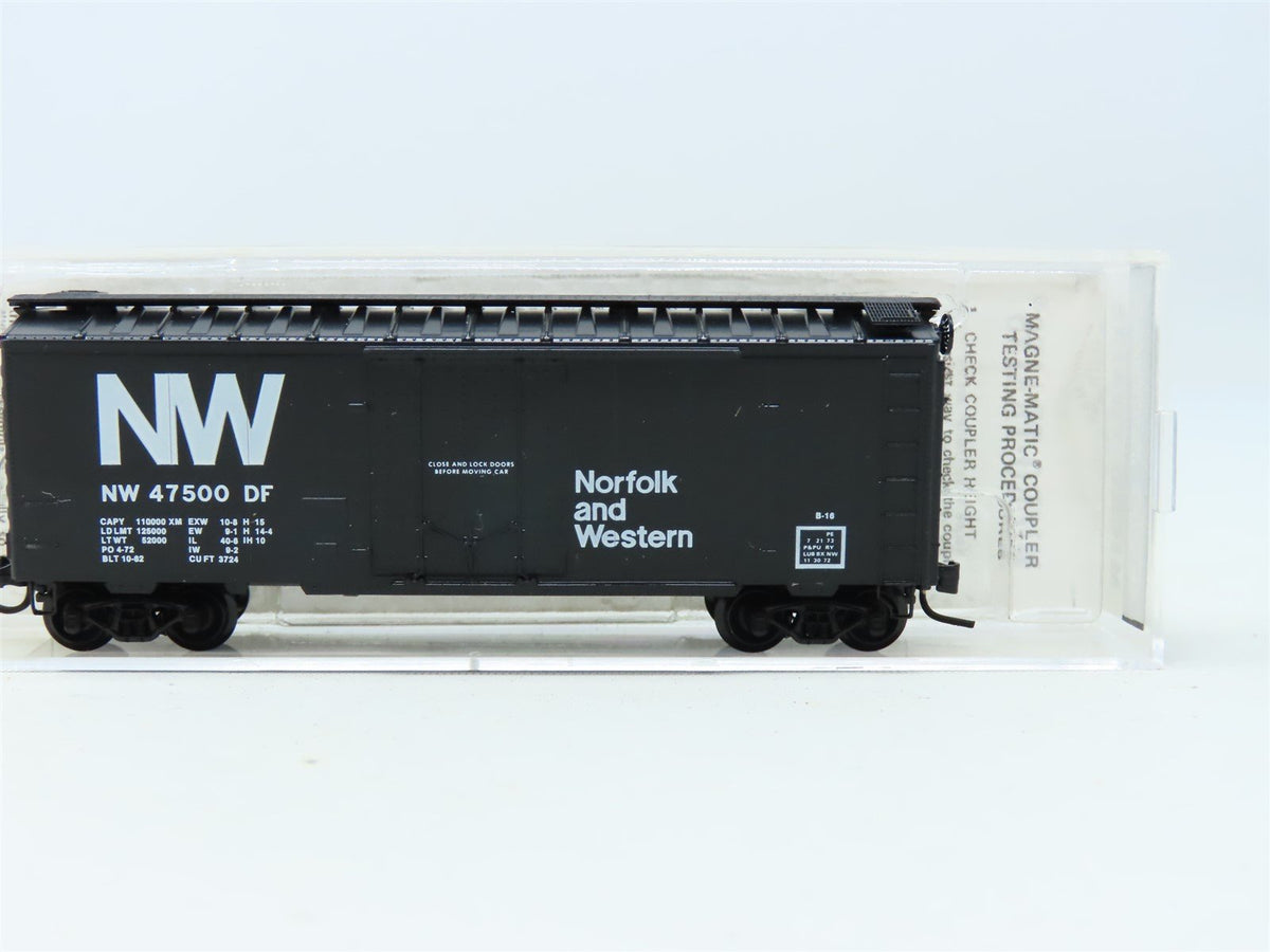 N Scale Kadee Micro-Trains MTL #21150 N&amp;W Norfolk &amp; Western 40&#39; Box Car #47500