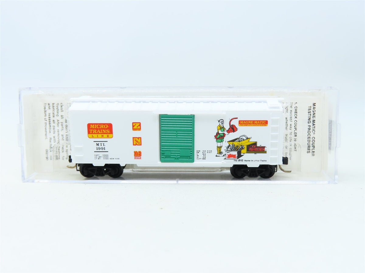 N Micro-Trains MTL #20086 MTL Micro-Trains Line 40&#39; Single Door Box Car #1991