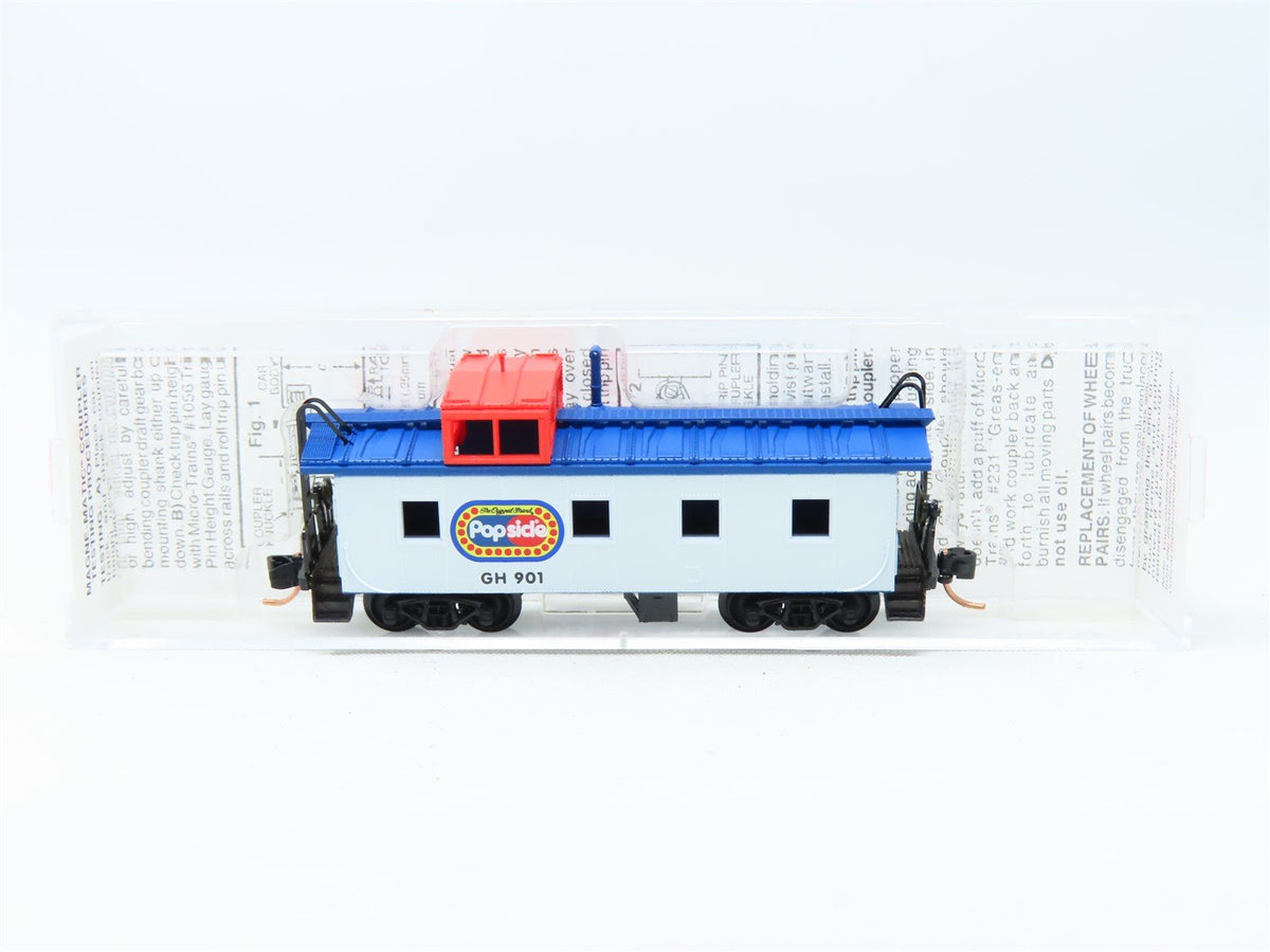 N Scale Micro-Trains MTL #100130 GH Popsicle 36&#39; Riveted Steel Caboose #901