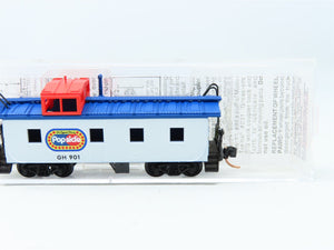 N Scale Micro-Trains MTL #100130 GH Popsicle 36' Riveted Steel Caboose #901