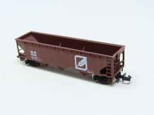 N Scale Con-Cor 0001-01652K WP Western Pacific 40' Steel Hopper #19008