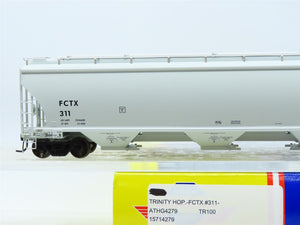 HO Athearn Genesis #G4279 FCTX Farmers Commodities 3-Bay Covered Hopper #311