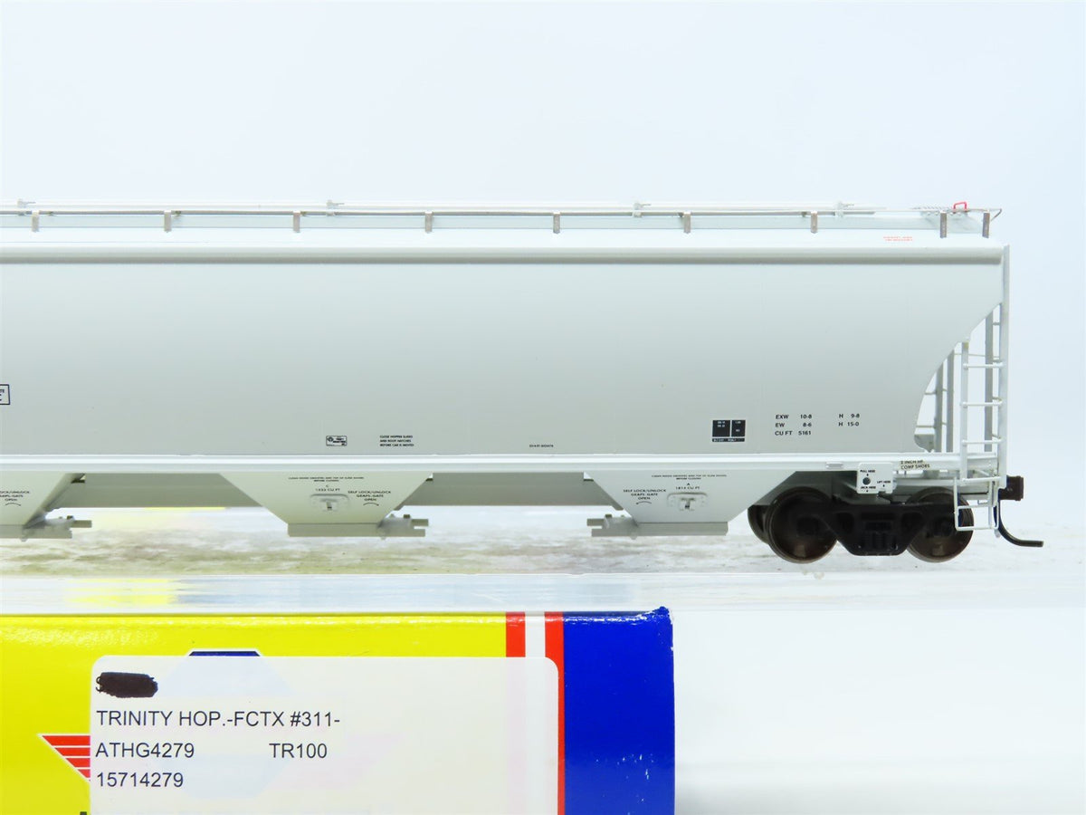 HO Athearn Genesis #G4279 FCTX Farmers Commodities 3-Bay Covered Hopper #311