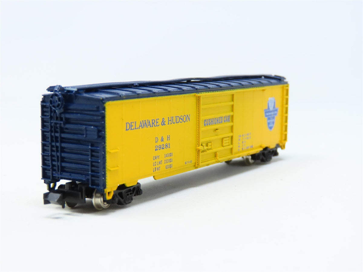 N Scale Con-Cor 1451-N D&amp;H Delaware &amp; Hudson 50&#39; Panel Box Car #29281