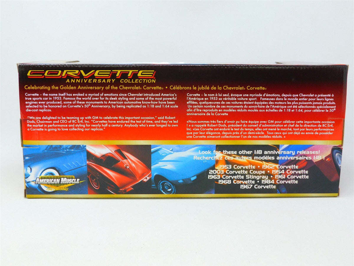 1:18 Scale ERTL American Muscle Corvette 50th Anniversary 36833 1953 Corvette